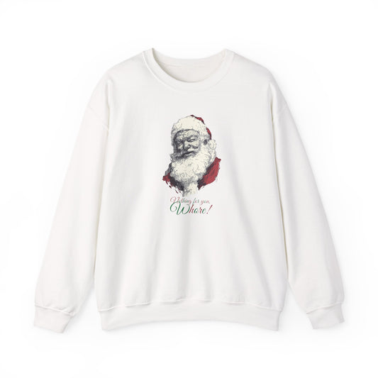 Funny Adult Humor Naughty Santa Sweatshirt