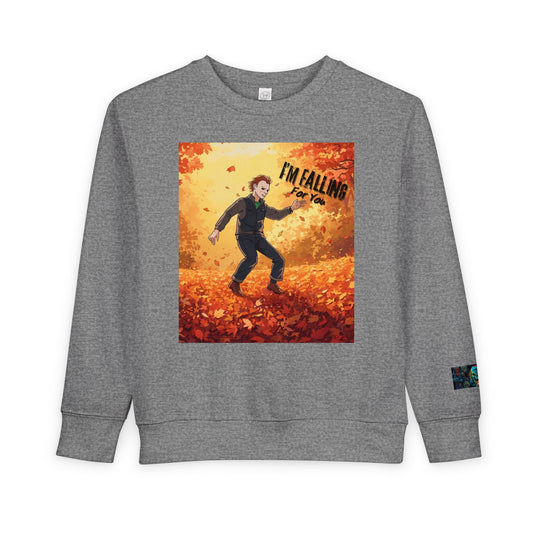 Autumn Vibes Michael Myers Toddler Sweatshirt