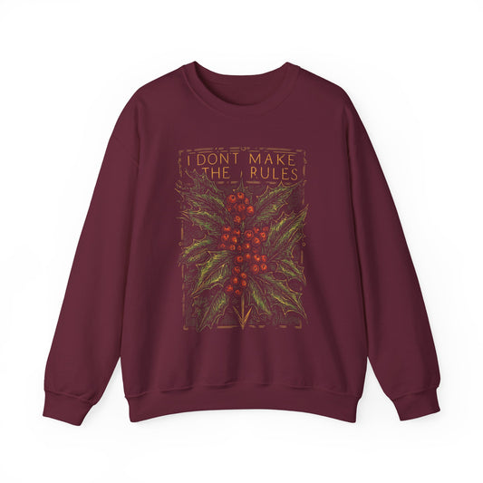 Christmas Crewneck Sweatshirt - Tongue in Cheek Innuendo Design
