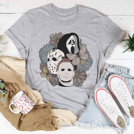 The Boys Of Fall Floral T-Shirt-1