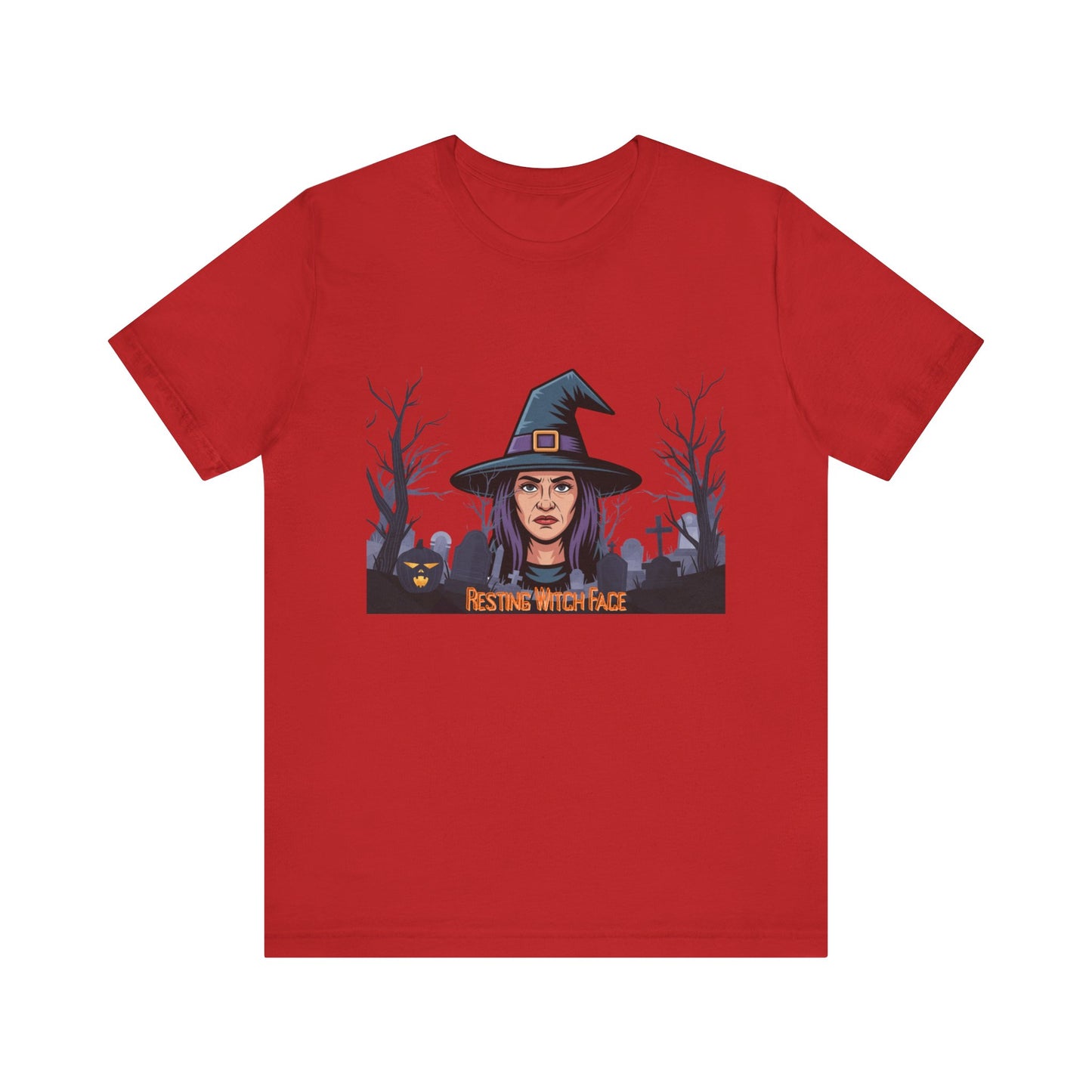 Resting Witch Face Unisex Jersey Short Sleeve Tee