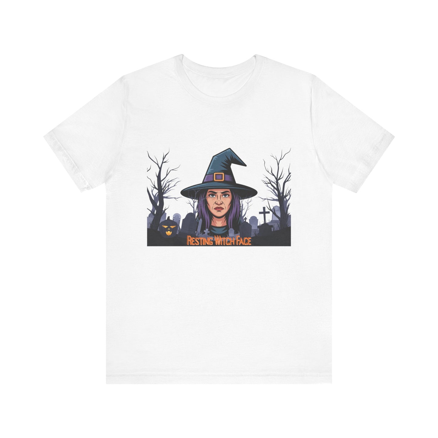 Resting Witch Face Unisex Jersey Short Sleeve Tee