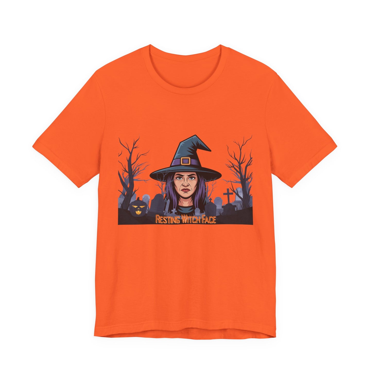 Resting Witch Face Unisex Jersey Short Sleeve Tee
