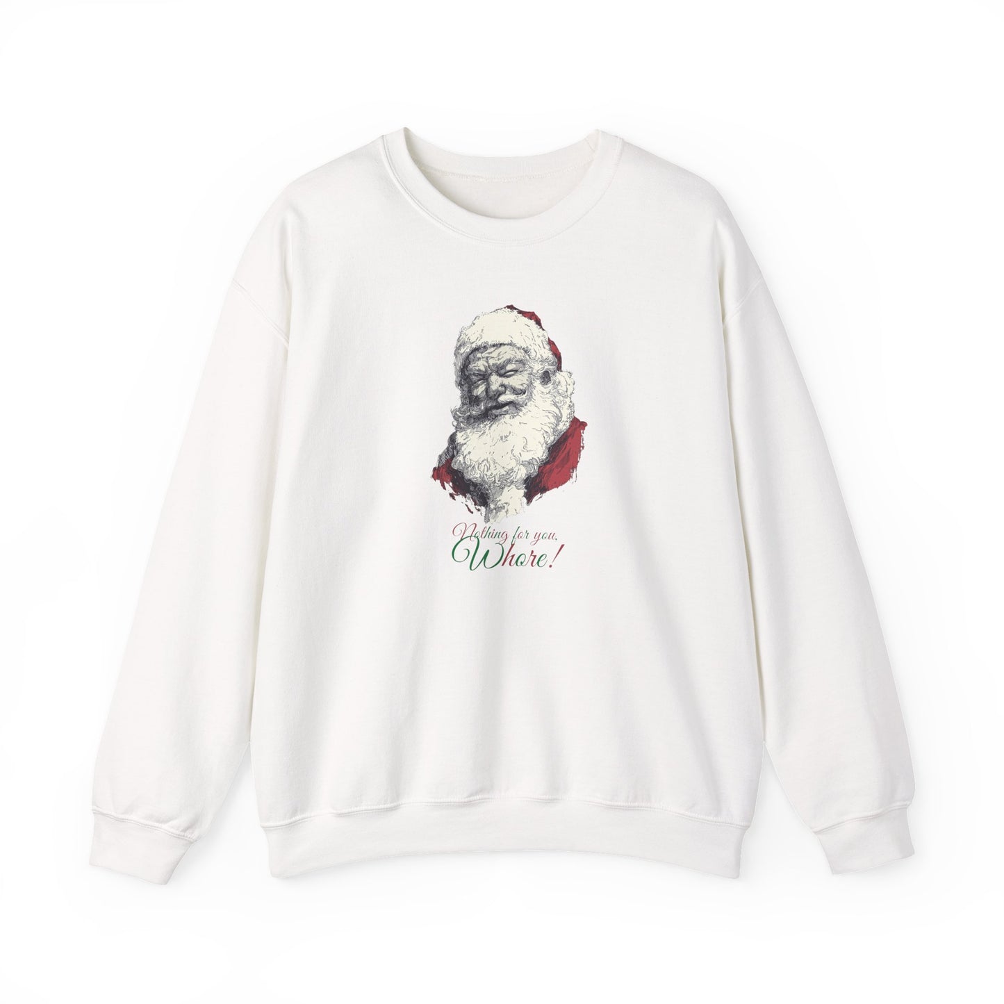 Funny Adult Humor Naughty Santa Sweatshirt