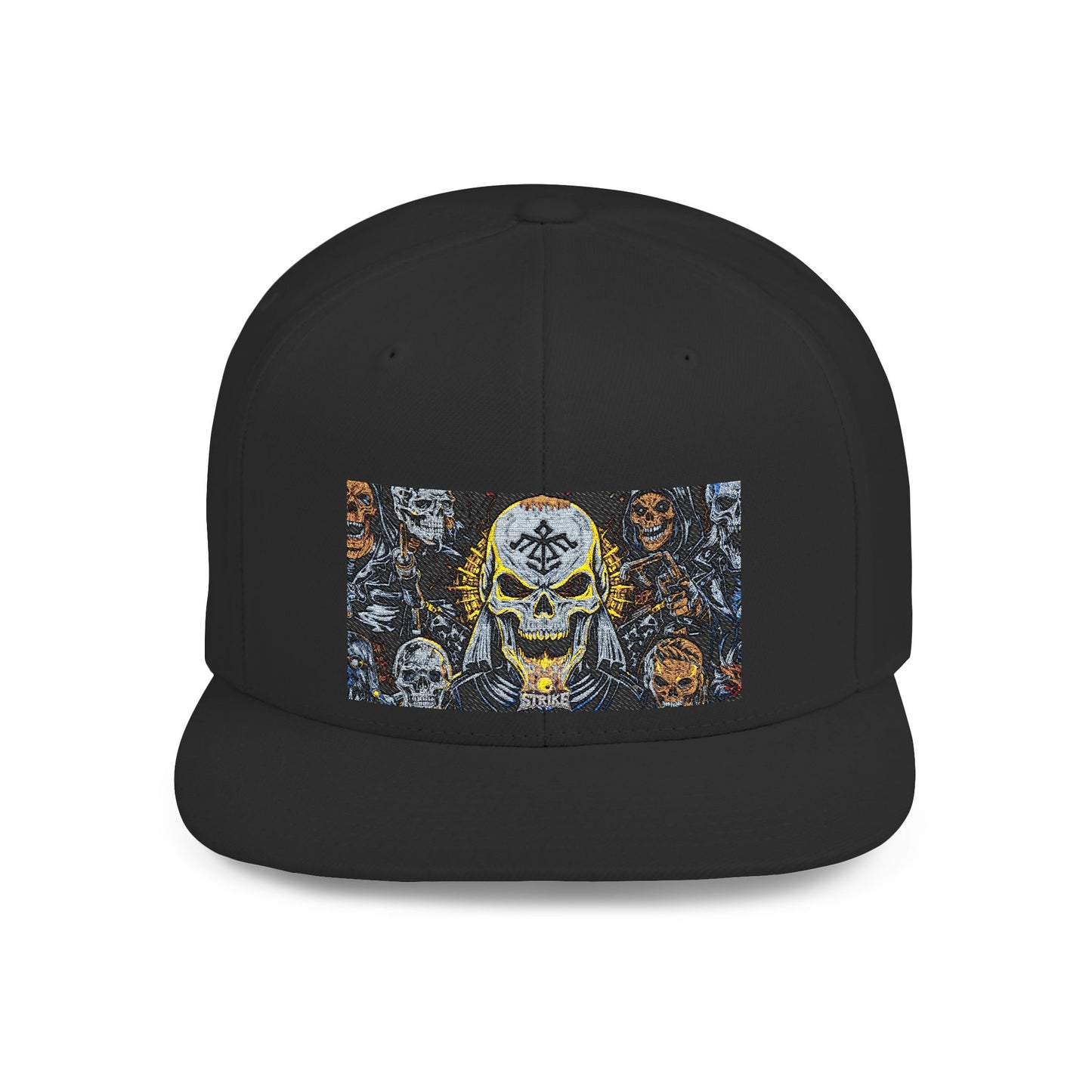 Strike Apparel Logo Flat Bill Snapback