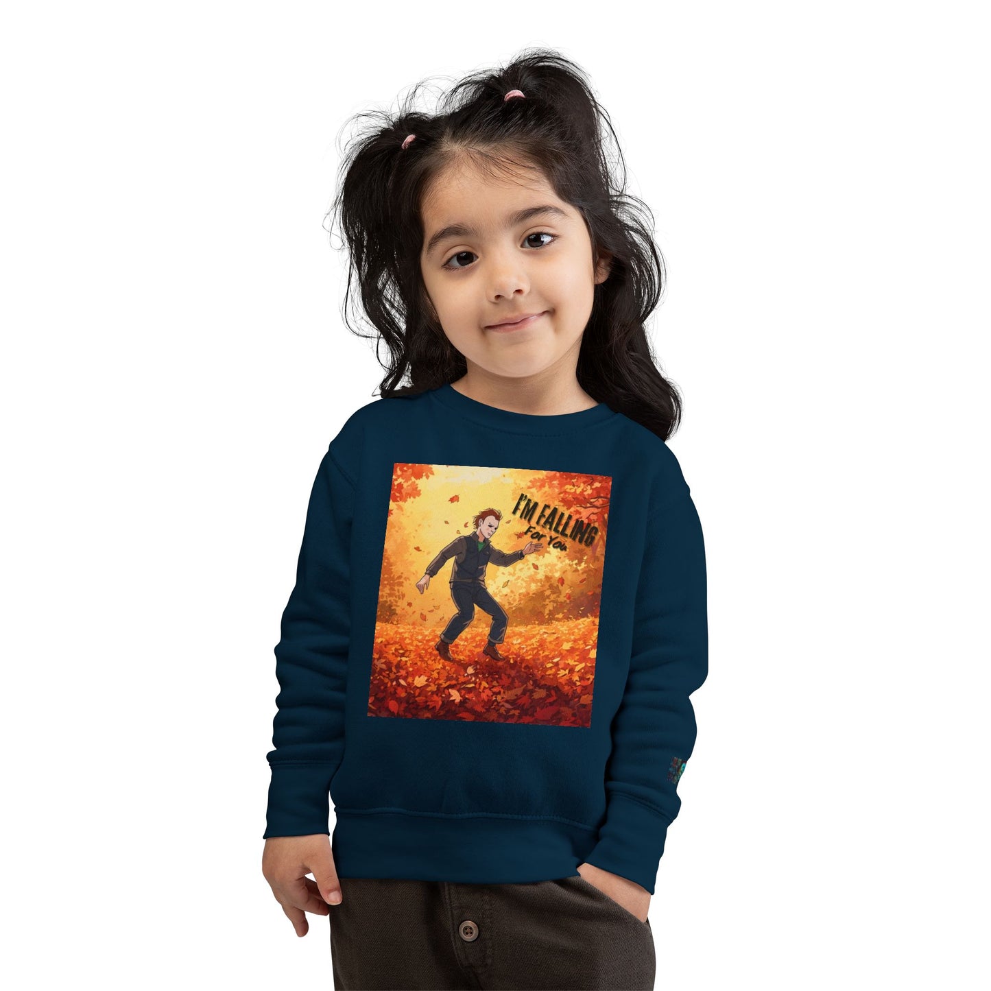 Autumn Vibes Michael Myers Toddler Sweatshirt