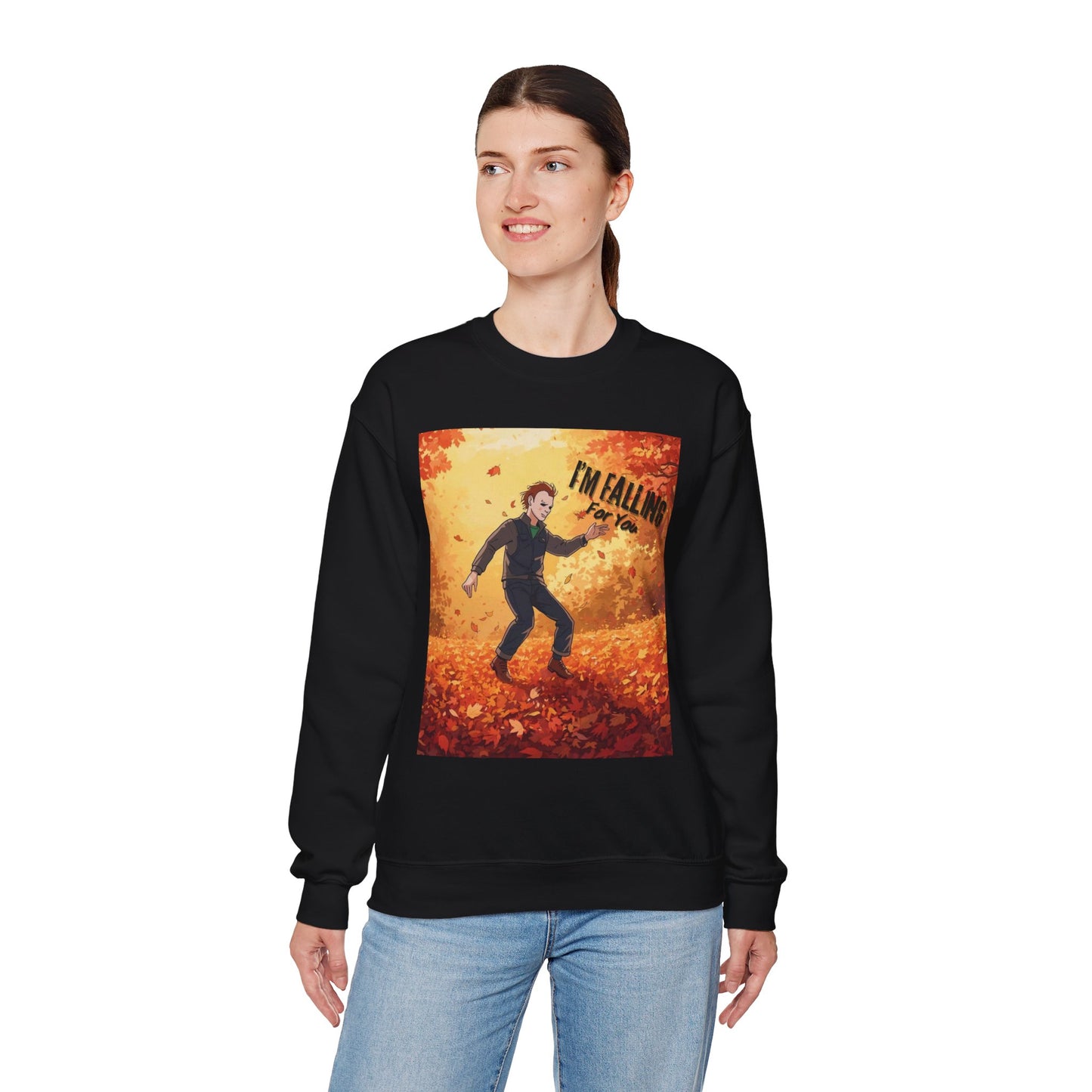 I'm Falling For You Halloween (teehee) Adult Sweatshirt