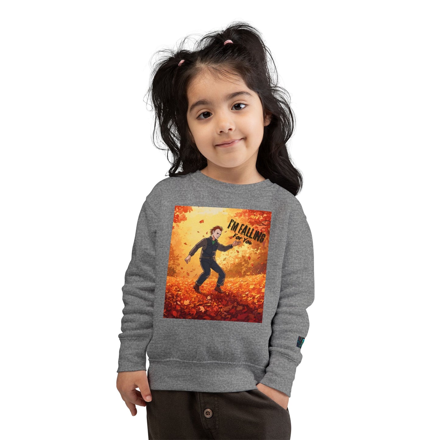 Autumn Vibes Michael Myers Toddler Sweatshirt