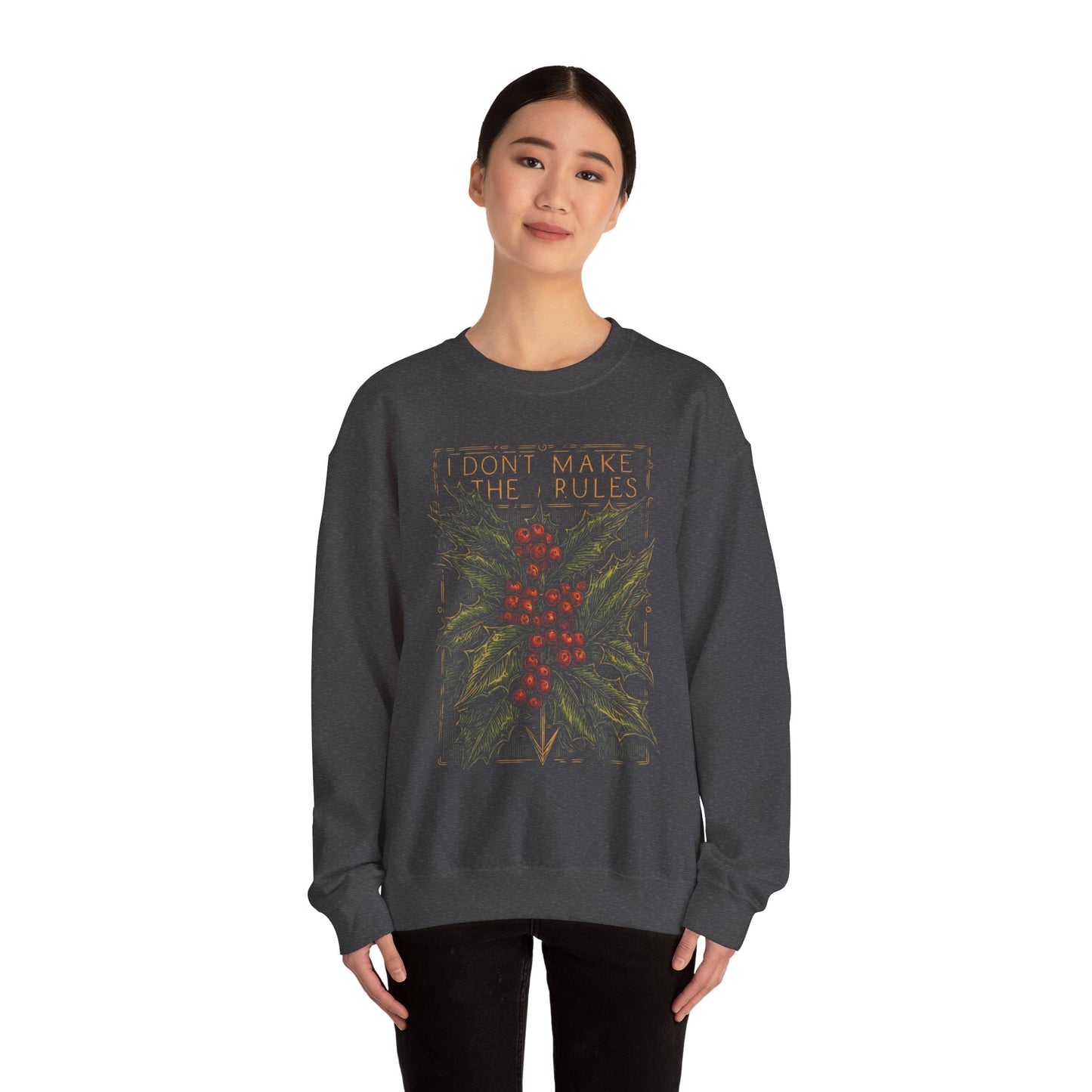 Christmas Crewneck Sweatshirt - Tongue in Cheek Innuendo Design
