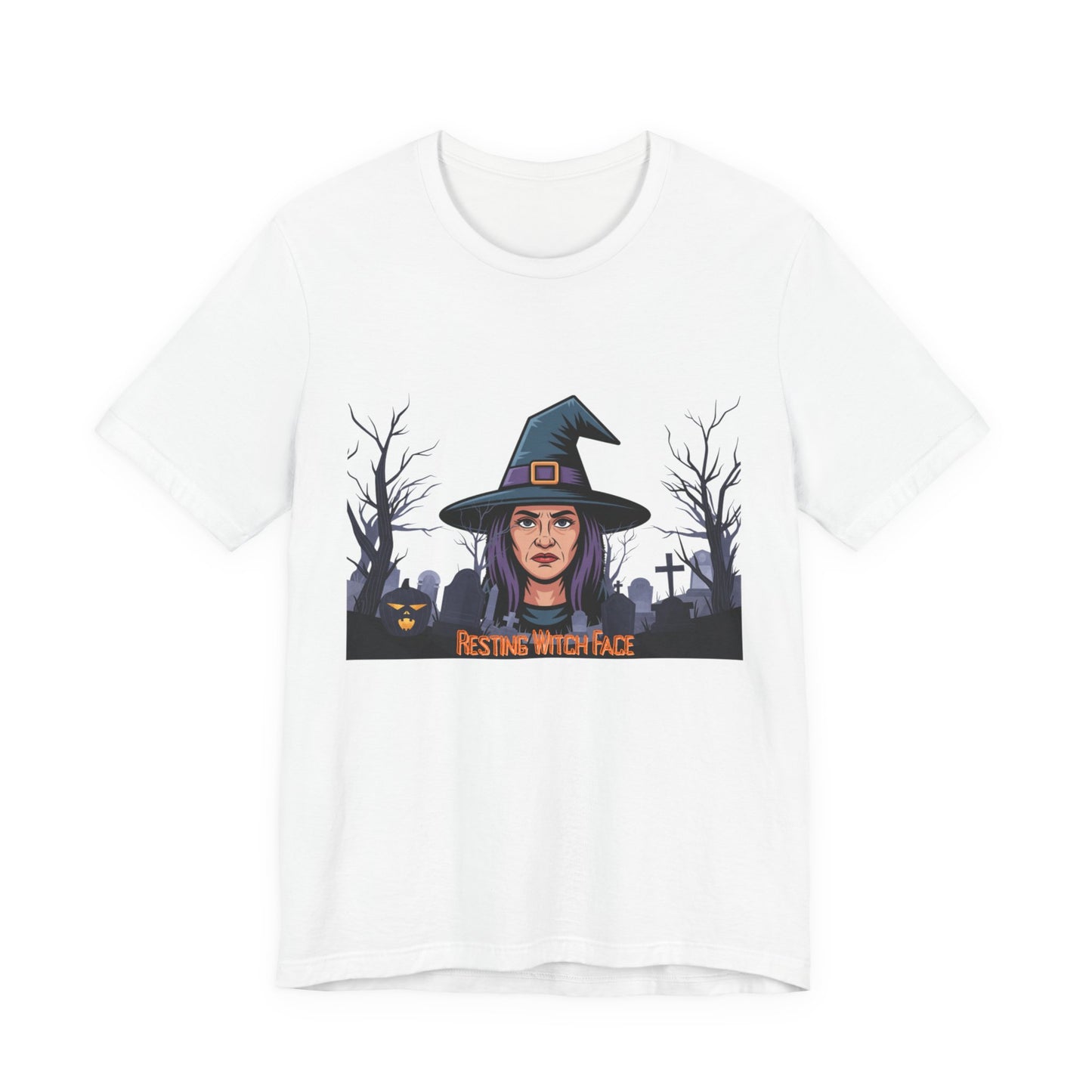 Resting Witch Face Unisex Jersey Short Sleeve Tee