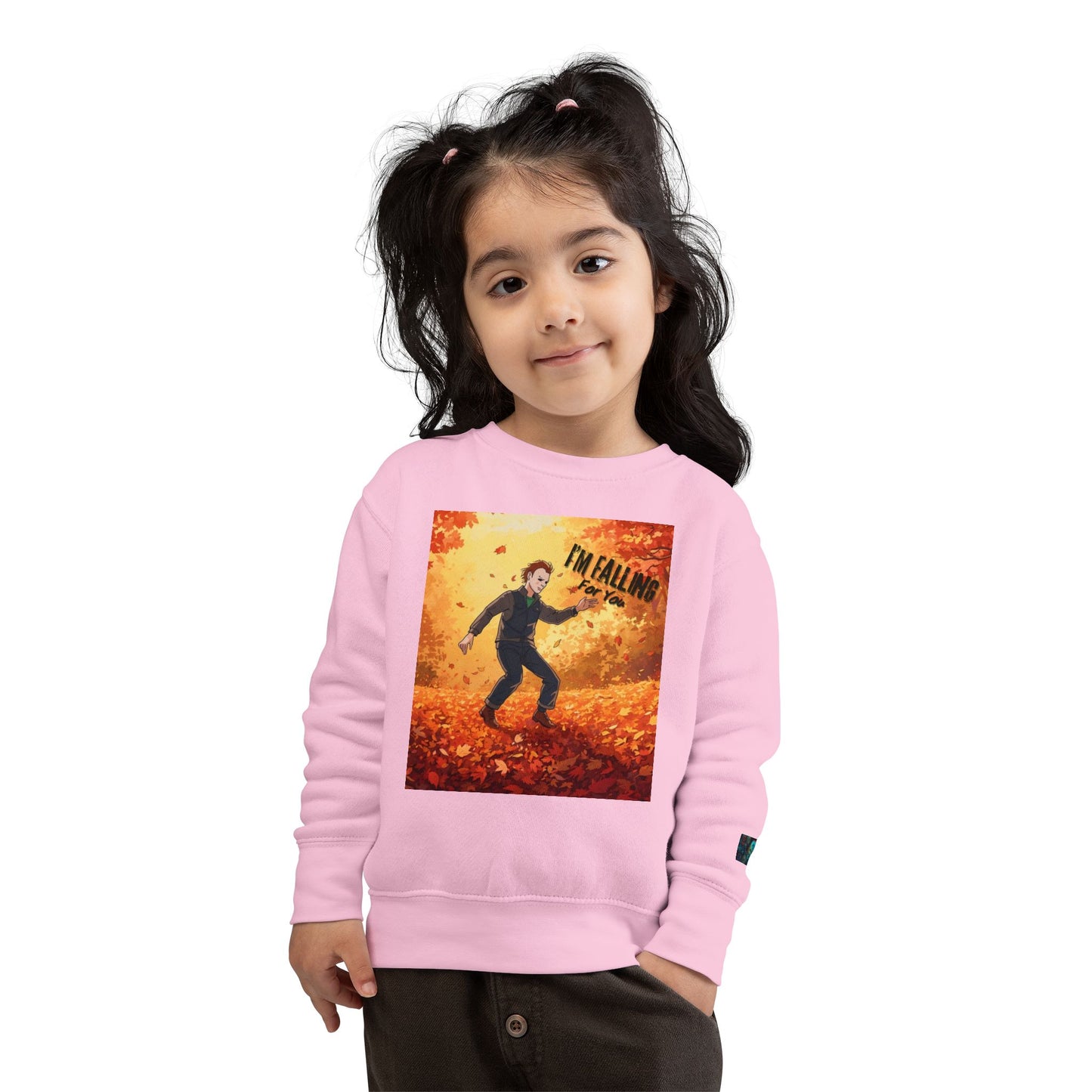 Autumn Vibes Michael Myers Toddler Sweatshirt