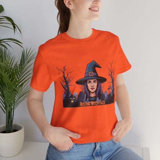 Resting Witch Face Unisex Jersey Short Sleeve Tee
