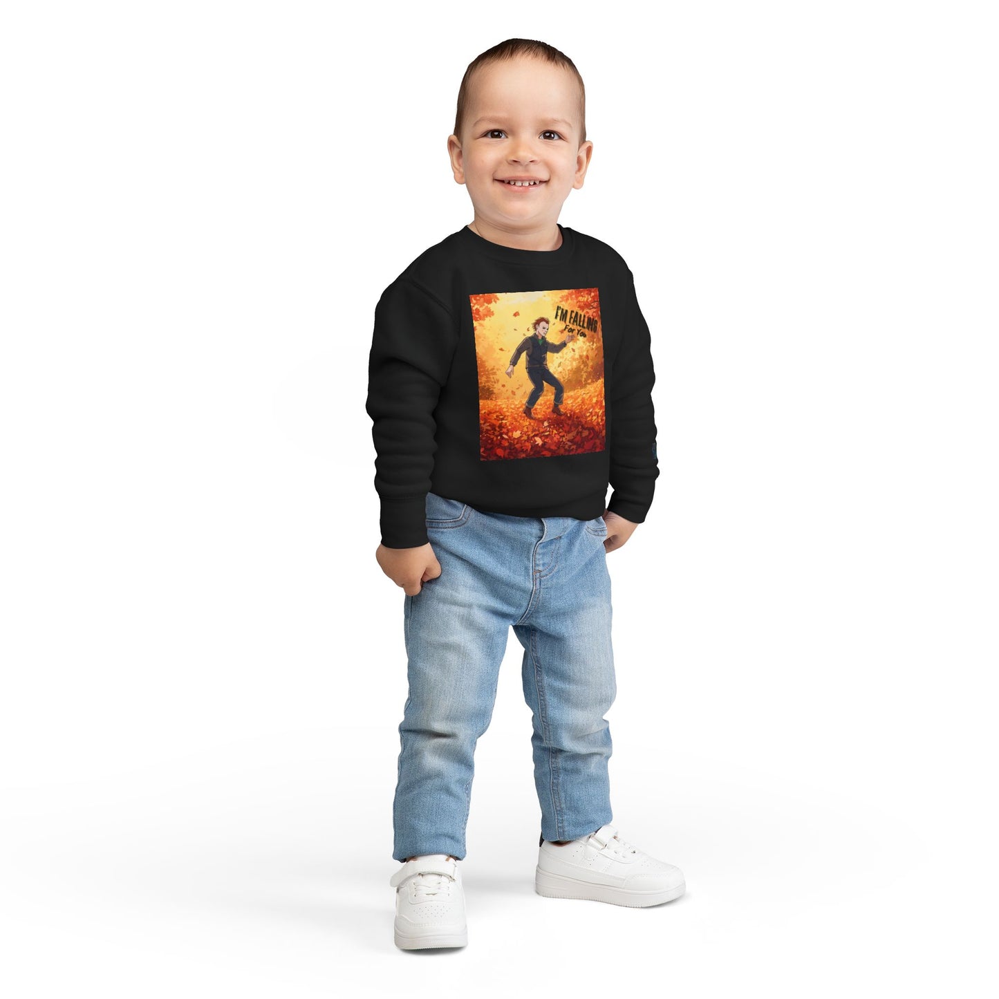 Autumn Vibes Michael Myers Toddler Sweatshirt