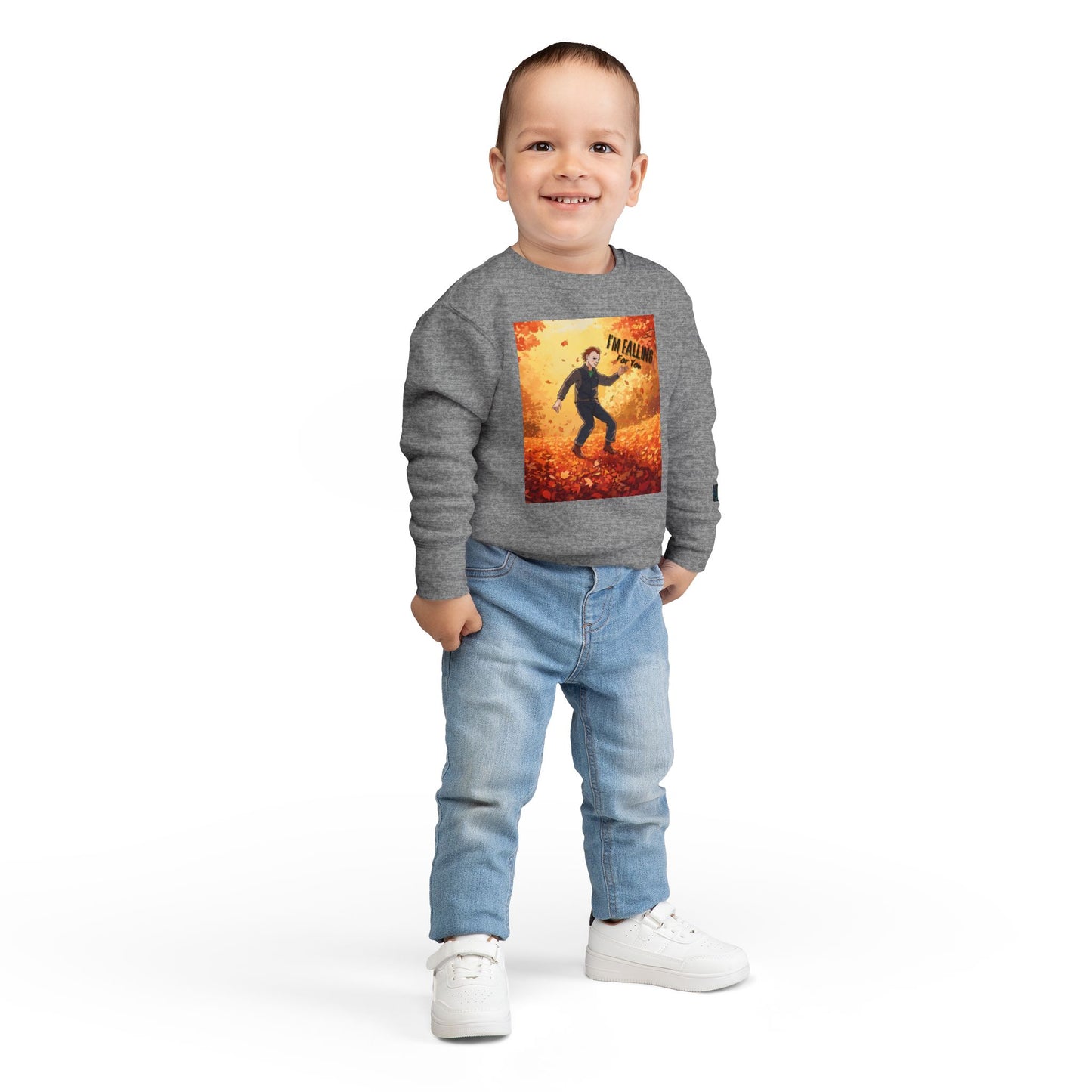Autumn Vibes Michael Myers Toddler Sweatshirt