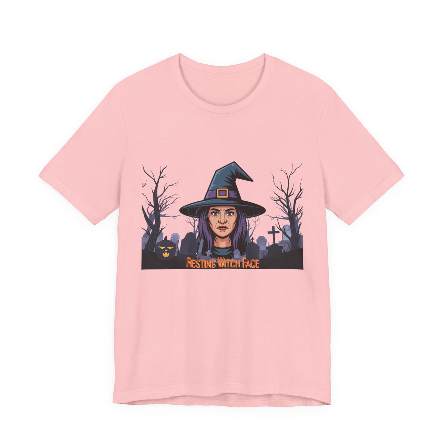 Resting Witch Face Unisex Jersey Short Sleeve Tee