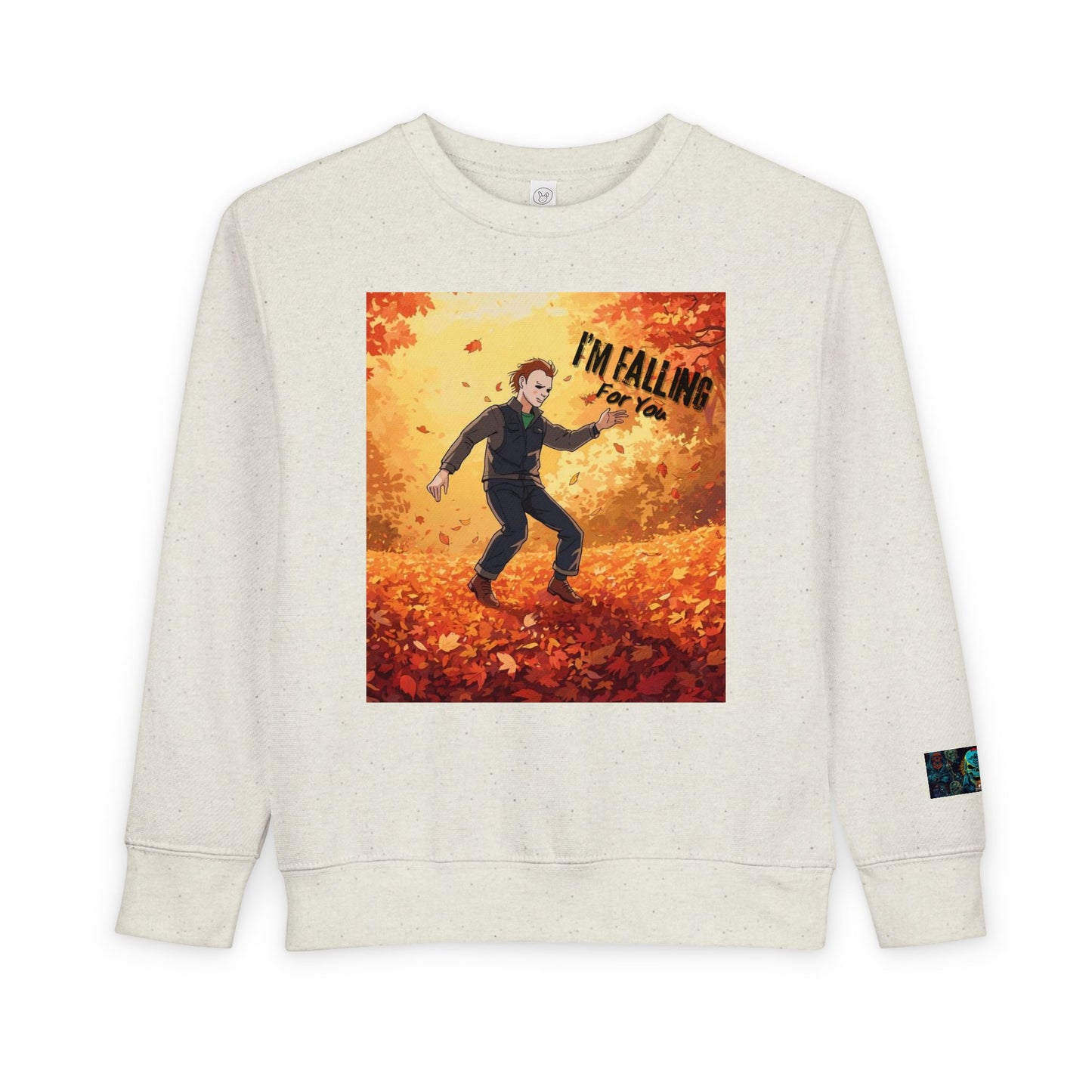 Autumn Vibes Michael Myers Toddler Sweatshirt