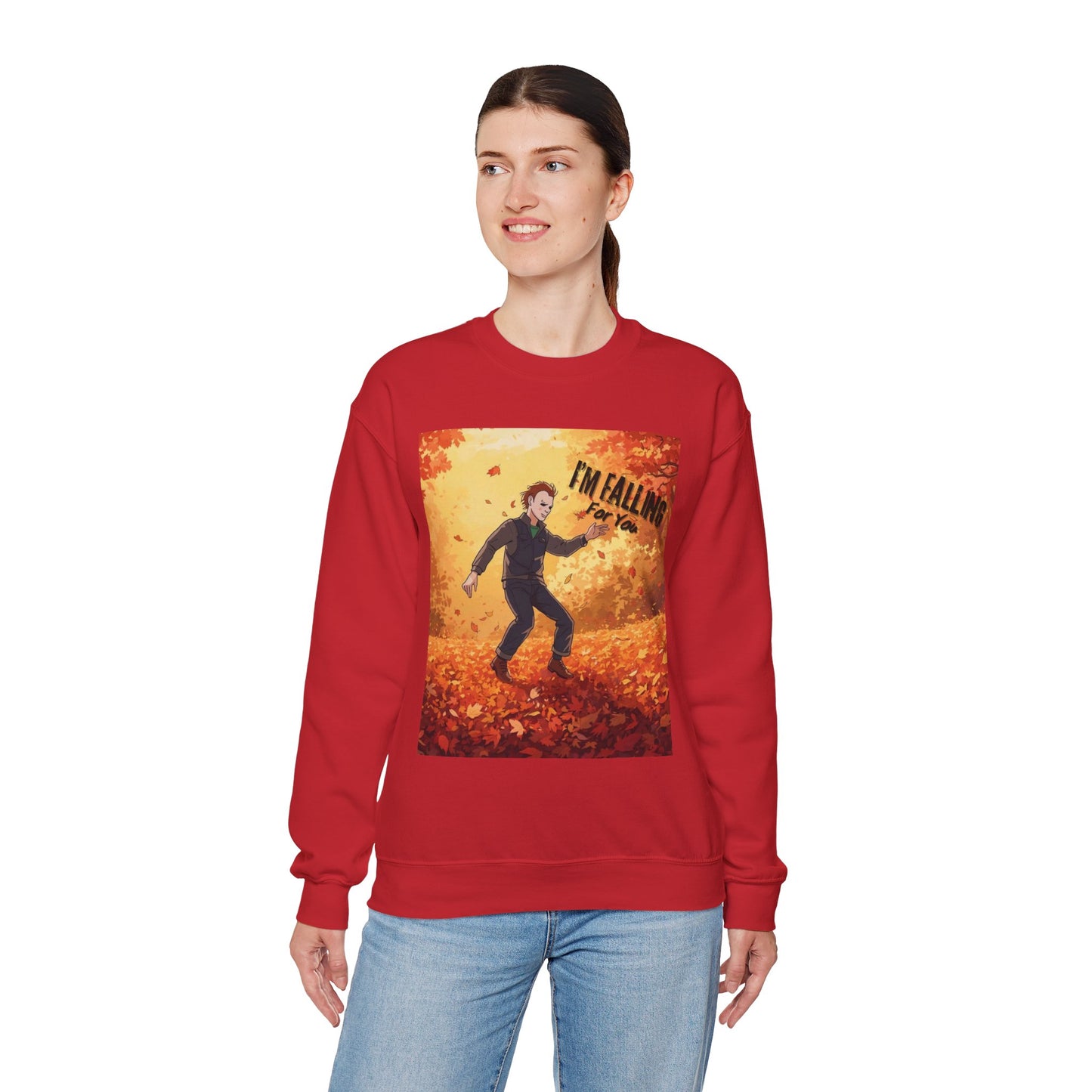 I'm Falling For You Halloween (teehee) Adult Sweatshirt