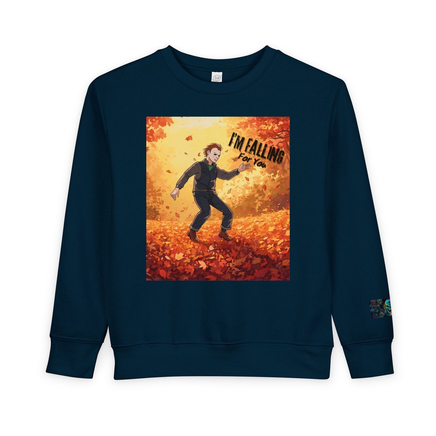 Autumn Vibes Michael Myers Toddler Sweatshirt