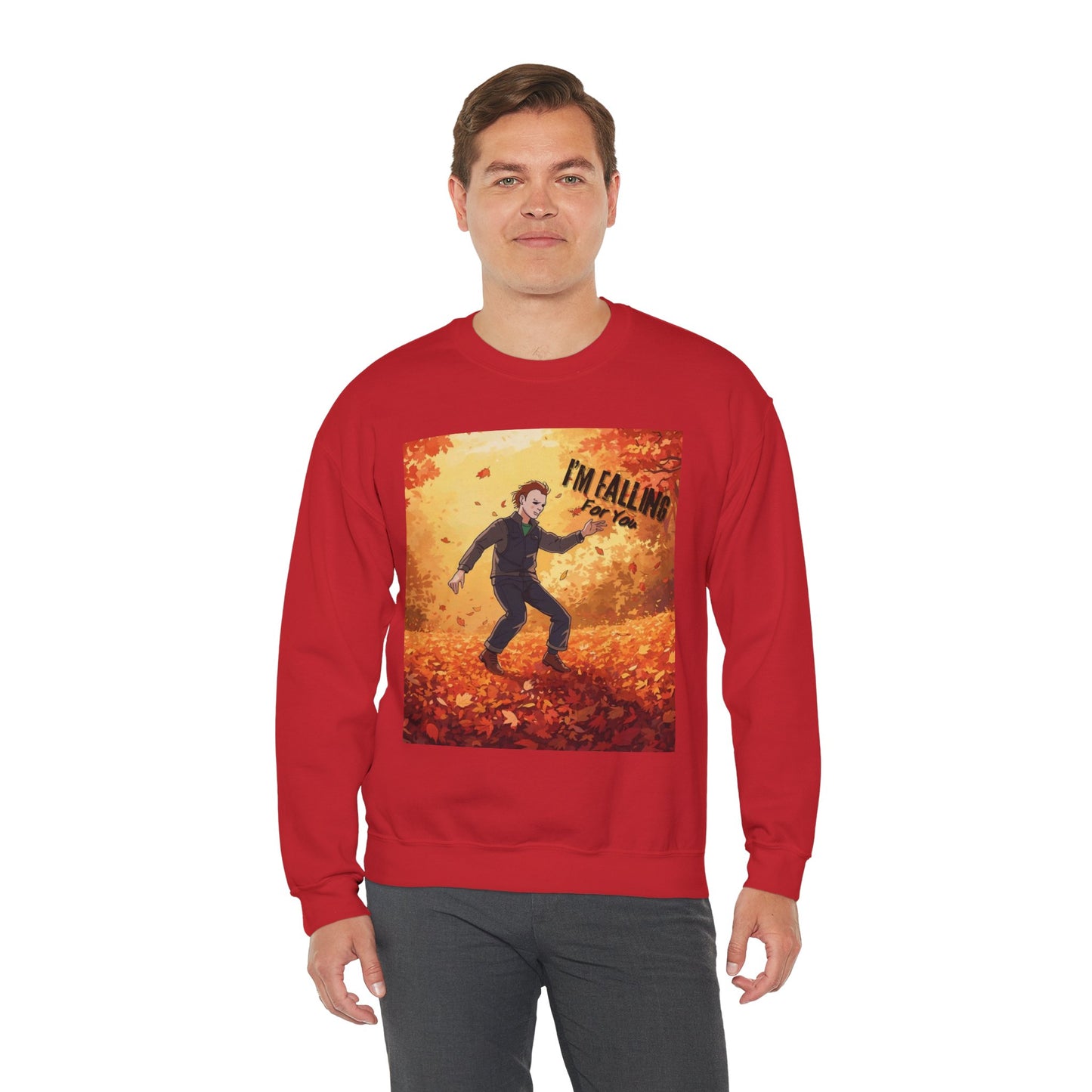 I'm Falling For You Halloween (teehee) Adult Sweatshirt