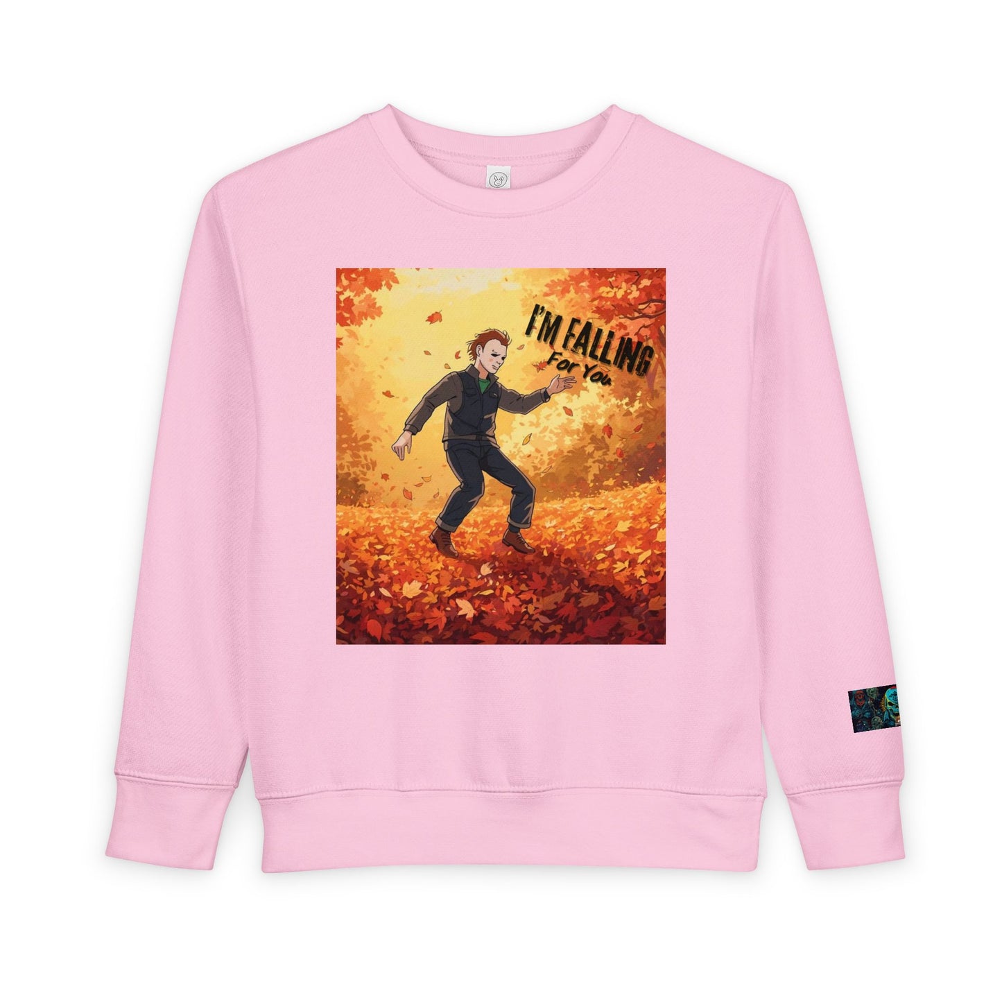 Autumn Vibes Michael Myers Toddler Sweatshirt