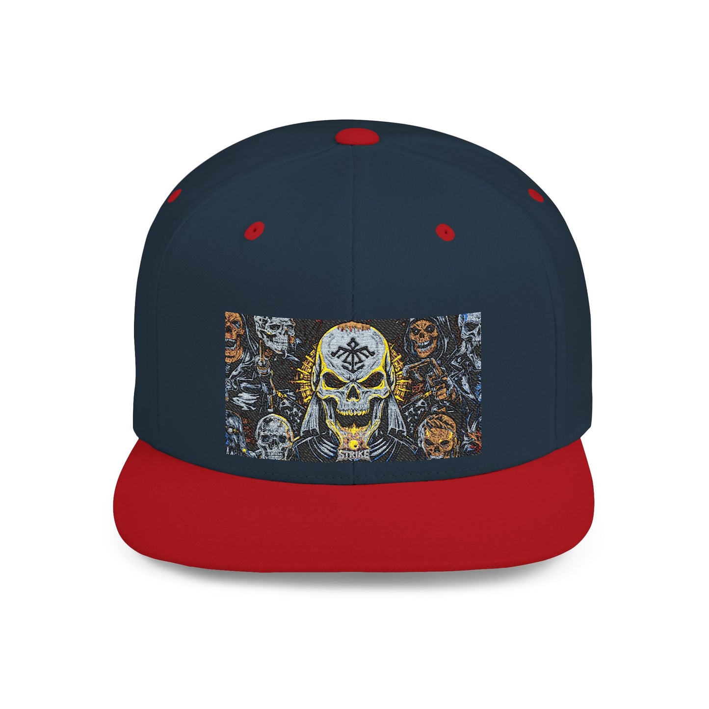 Strike Apparel Logo Flat Bill Snapback