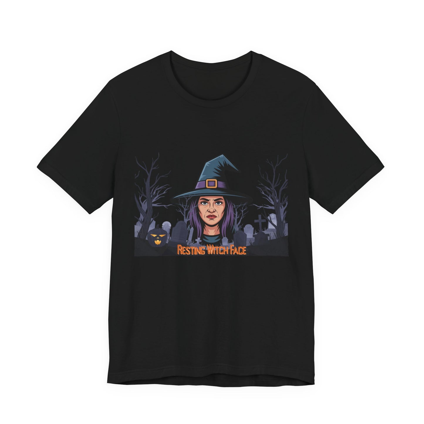 Resting Witch Face Unisex Jersey Short Sleeve Tee