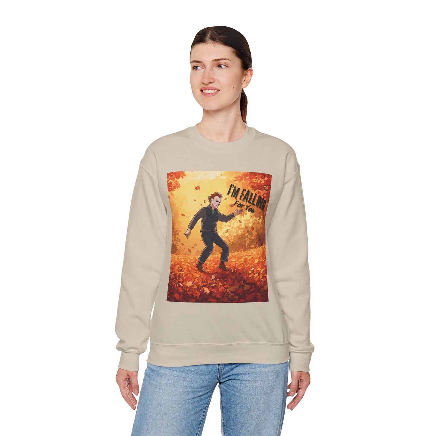 I'm Falling For You Halloween (teehee) Adult Sweatshirt