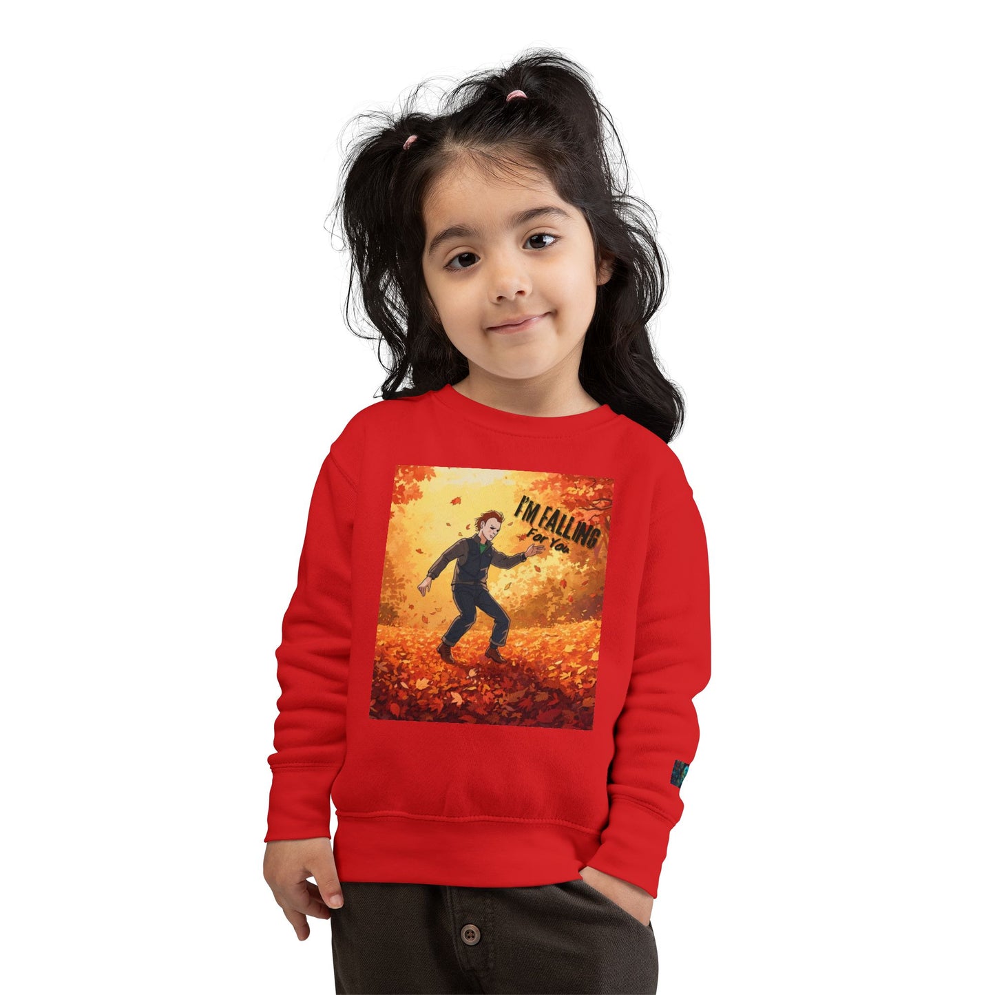 Autumn Vibes Michael Myers Toddler Sweatshirt