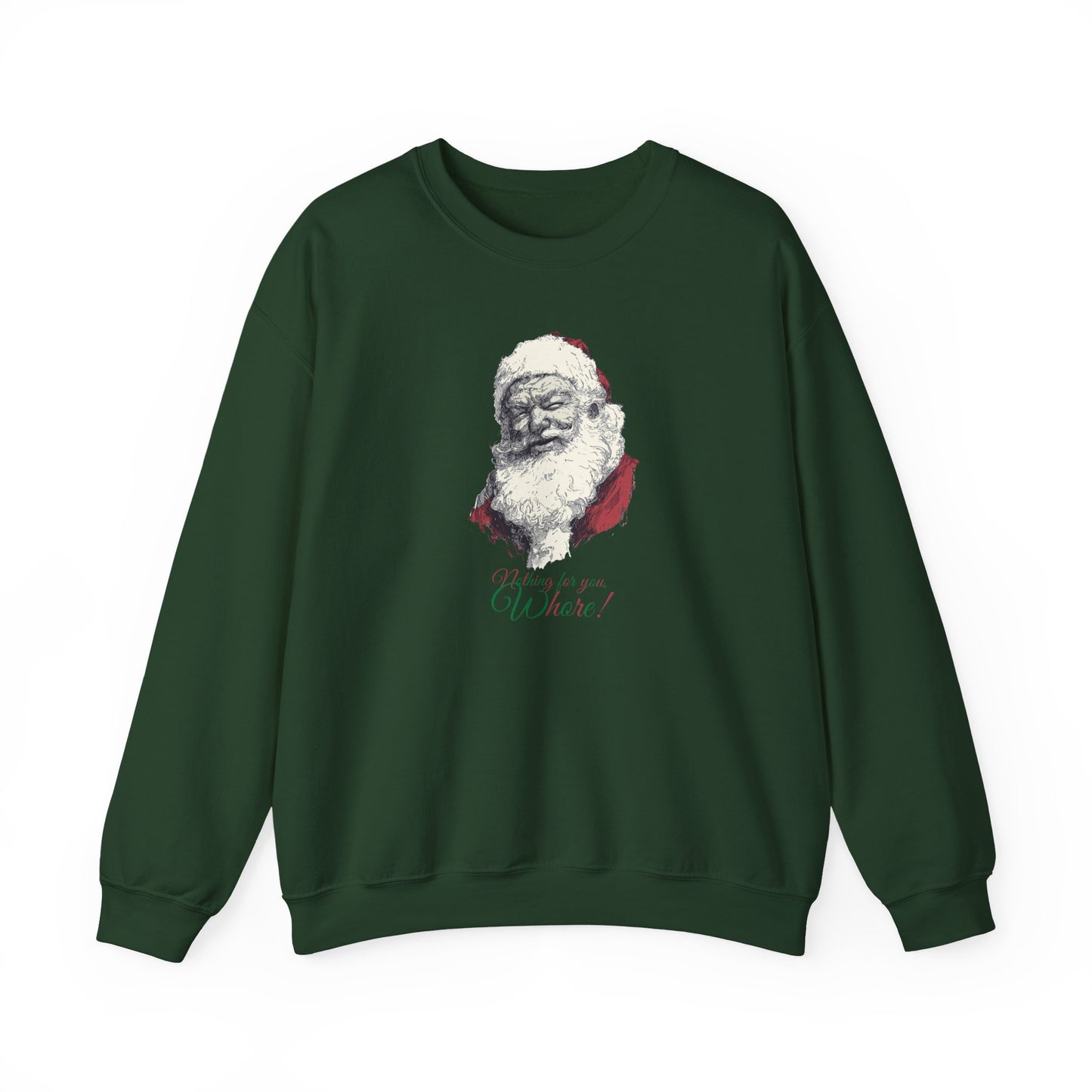 Funny Adult Humor Naughty Santa Sweatshirt