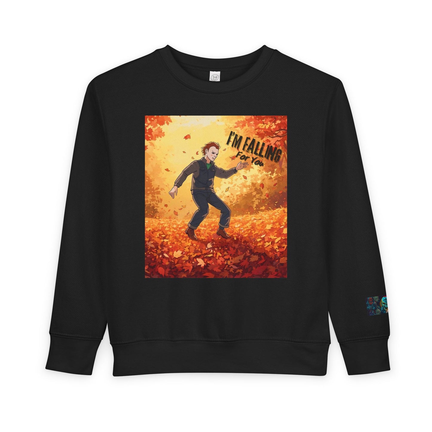 Autumn Vibes Michael Myers Toddler Sweatshirt