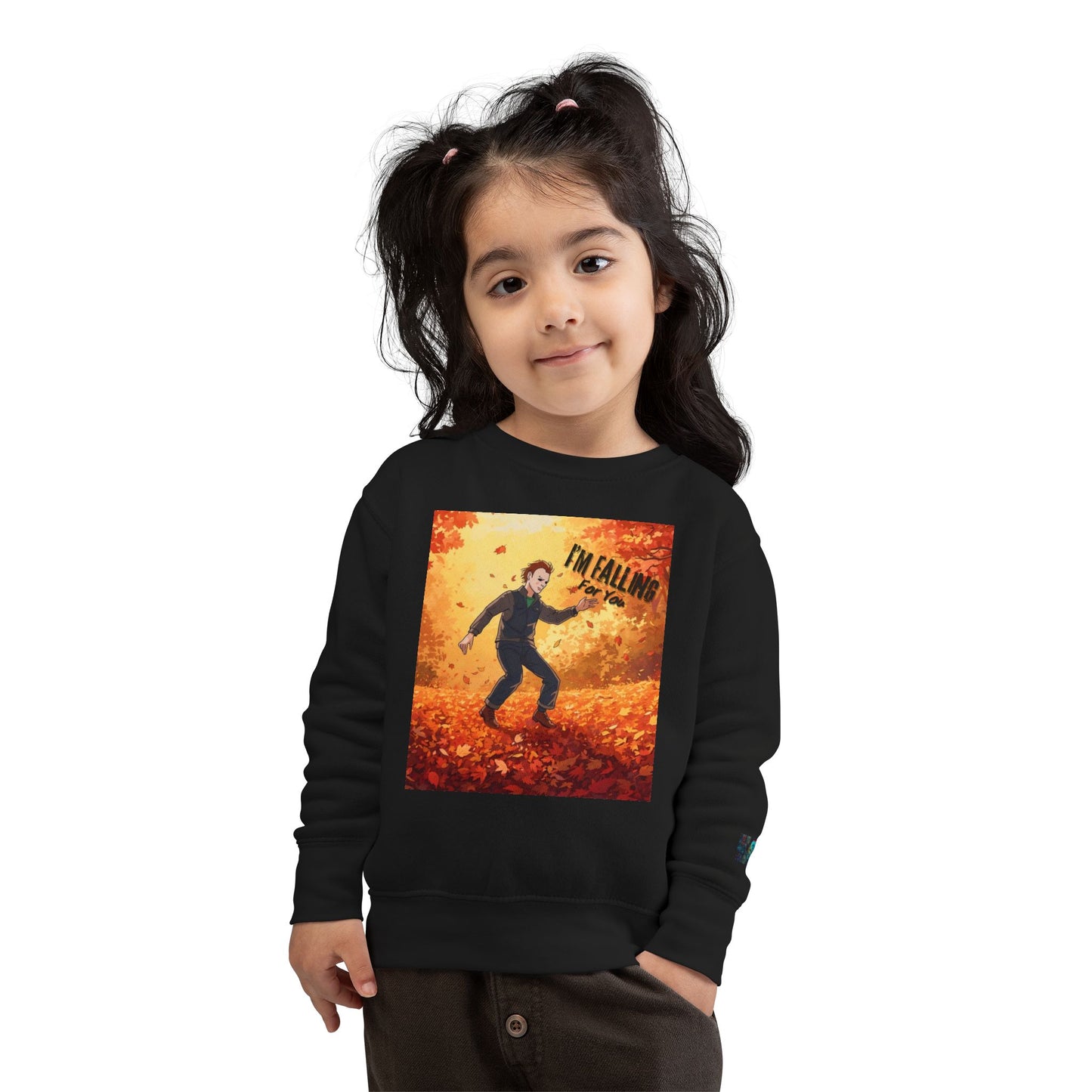Autumn Vibes Michael Myers Toddler Sweatshirt