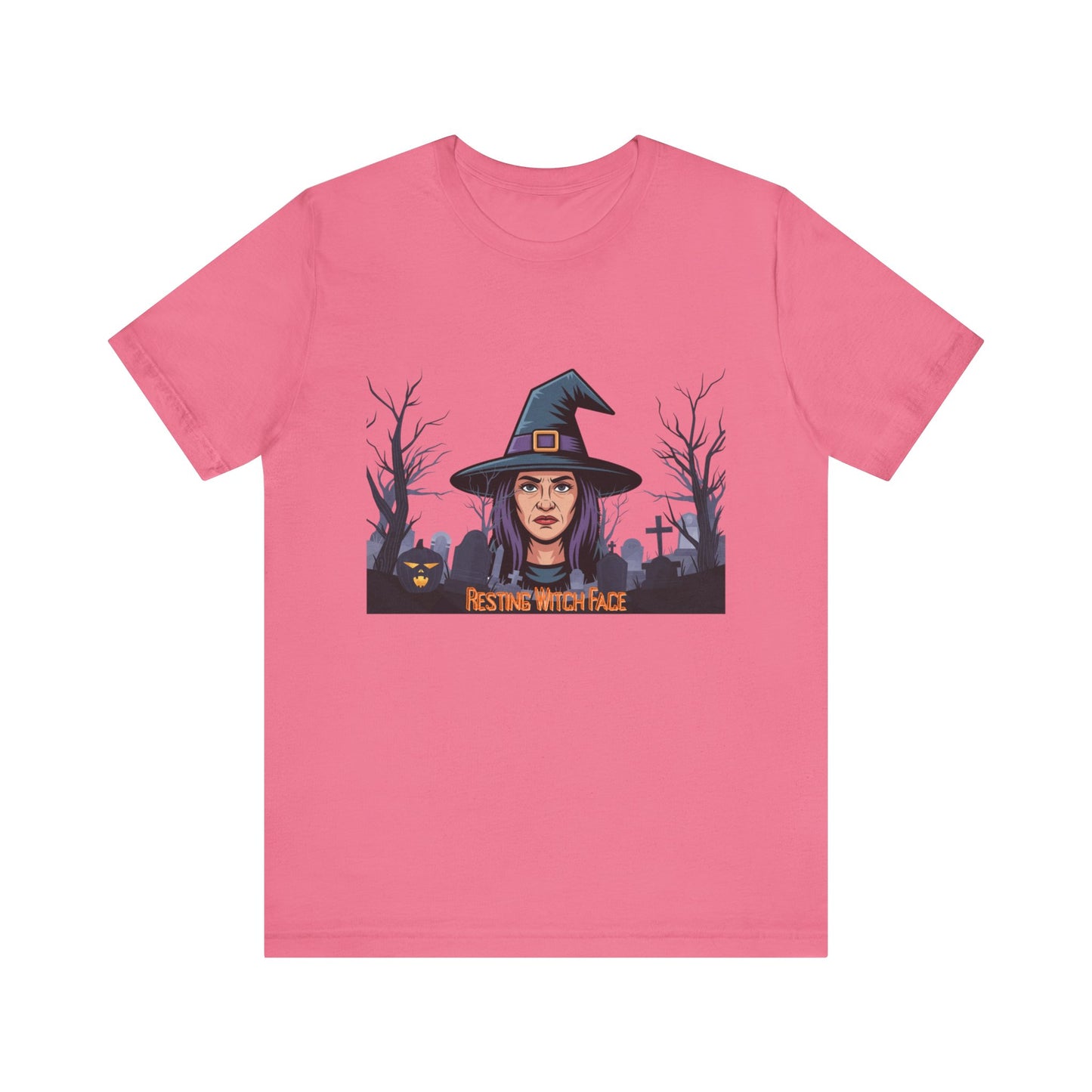 Resting Witch Face Unisex Jersey Short Sleeve Tee