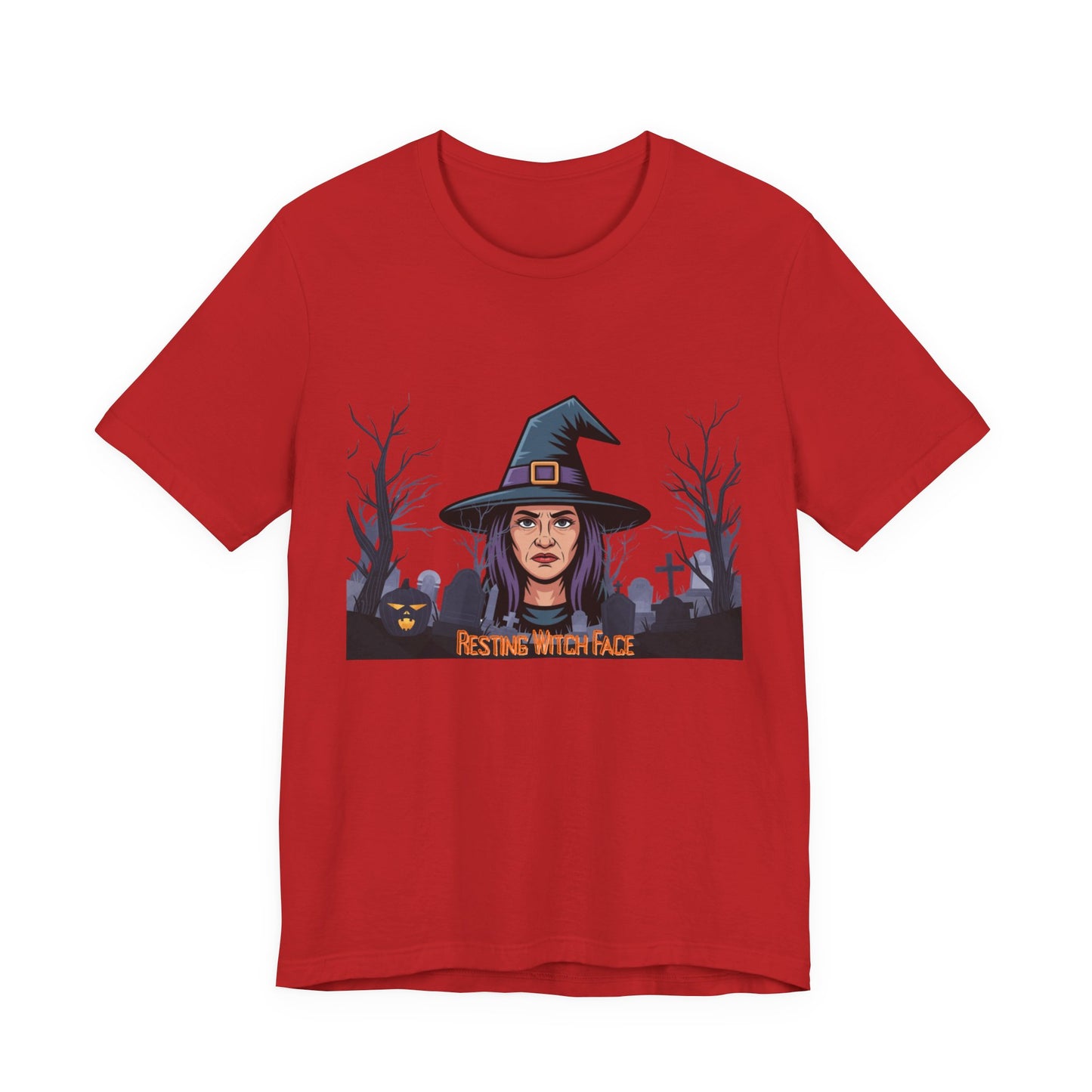 Resting Witch Face Unisex Jersey Short Sleeve Tee