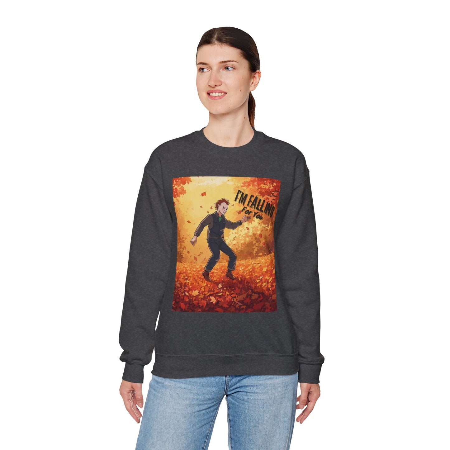 I'm Falling For You Halloween (teehee) Adult Sweatshirt