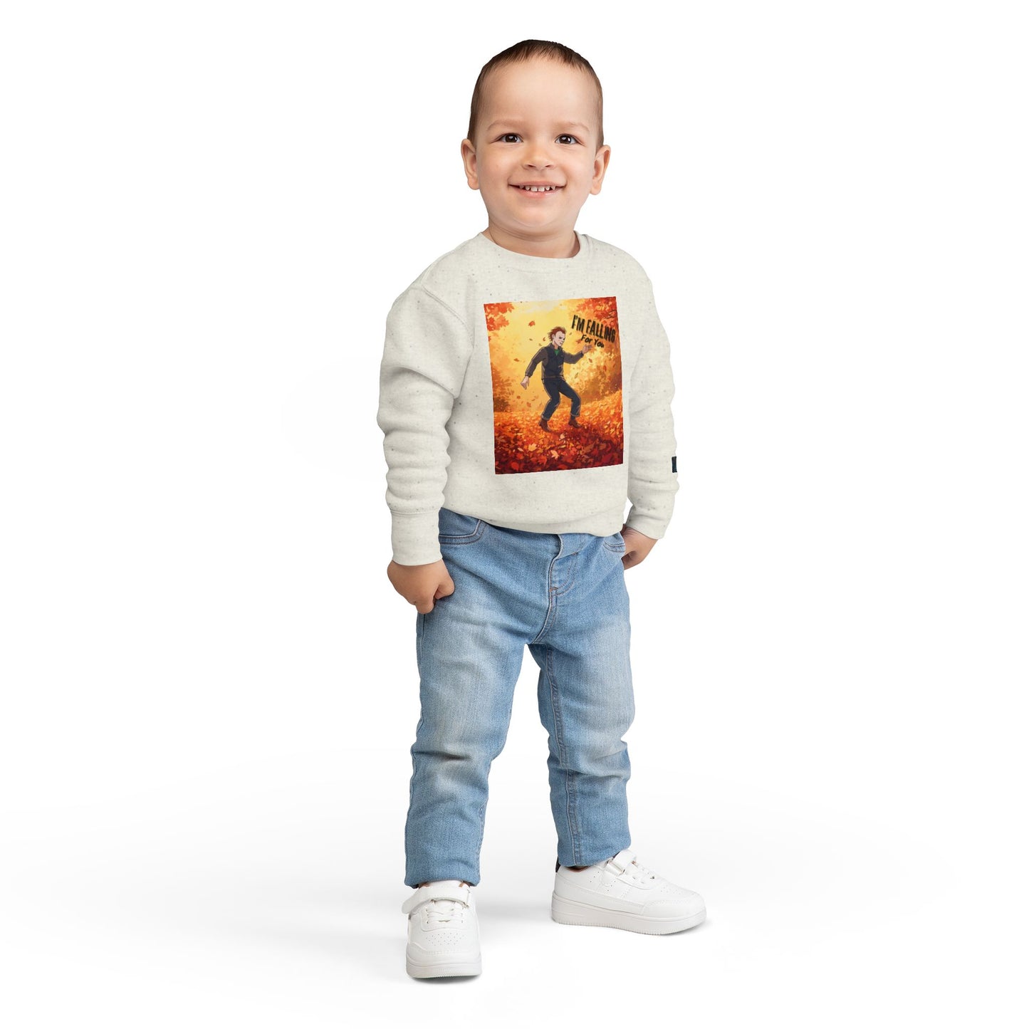 Autumn Vibes Michael Myers Toddler Sweatshirt