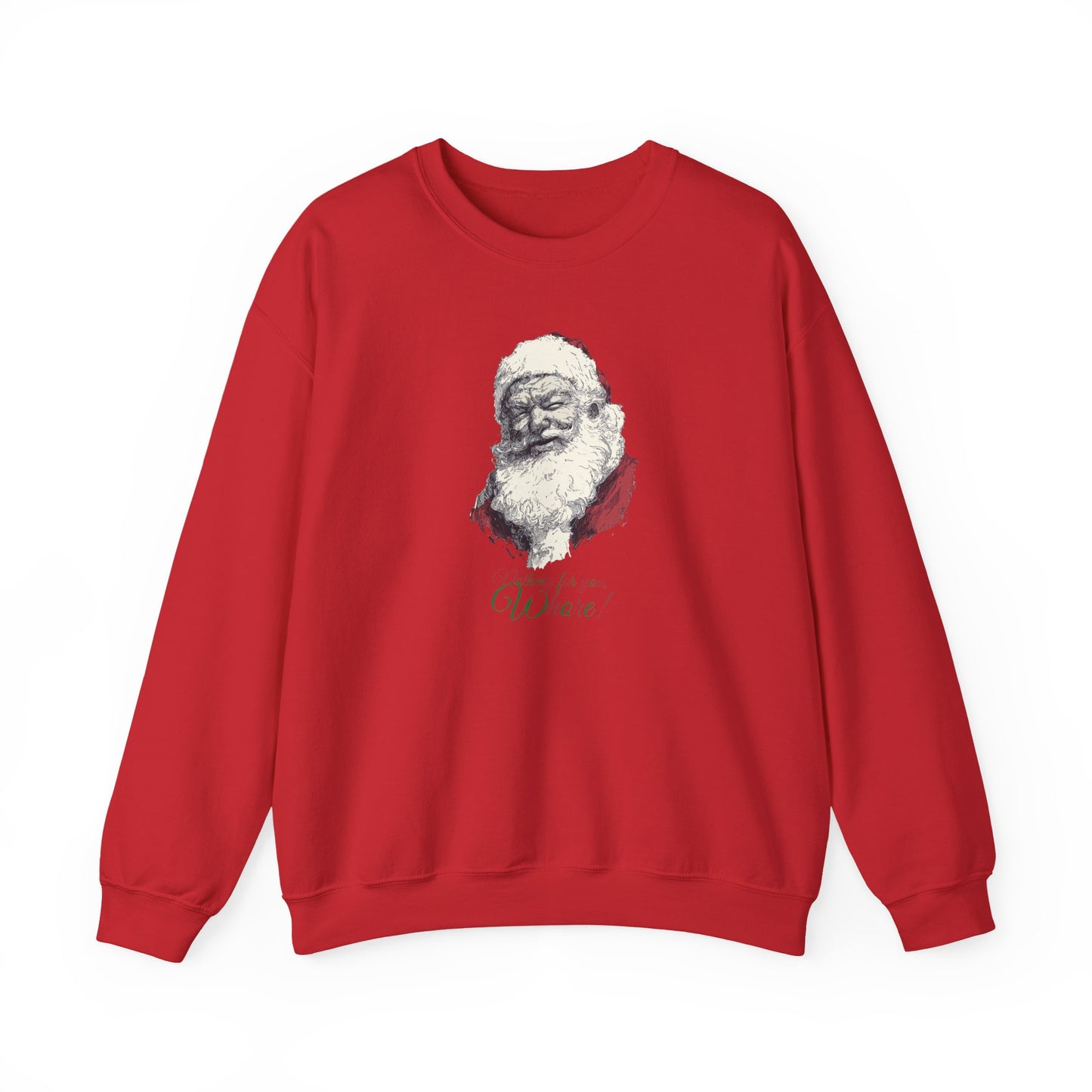 Funny Adult Humor Naughty Santa Sweatshirt