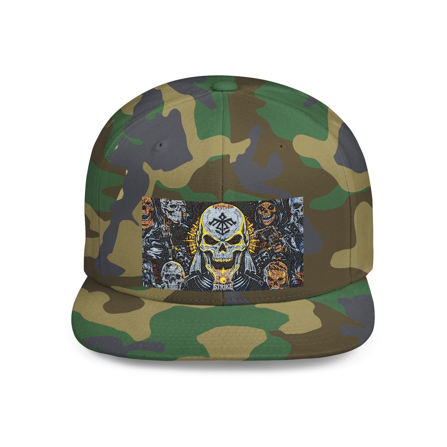 Strike Apparel Logo Flat Bill Snapback