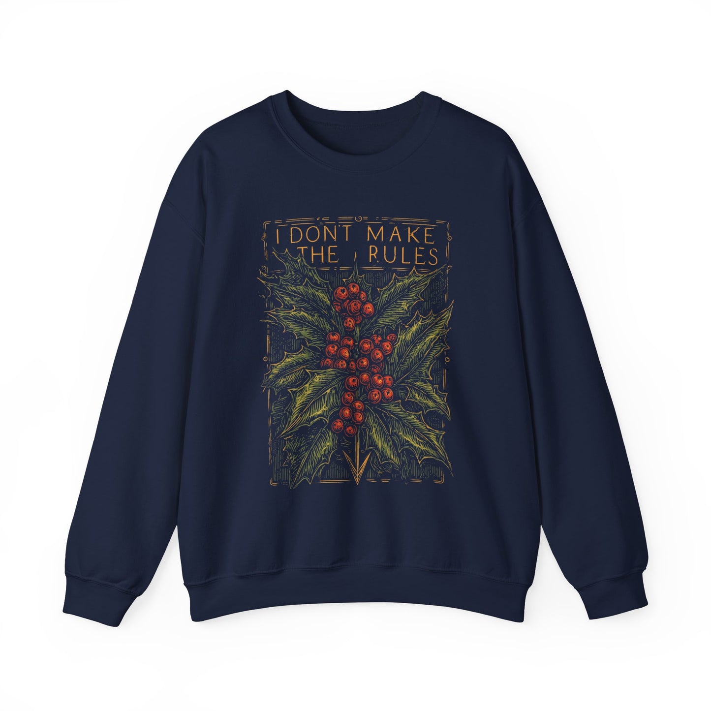 Christmas Crewneck Sweatshirt - Tongue in Cheek Innuendo Design