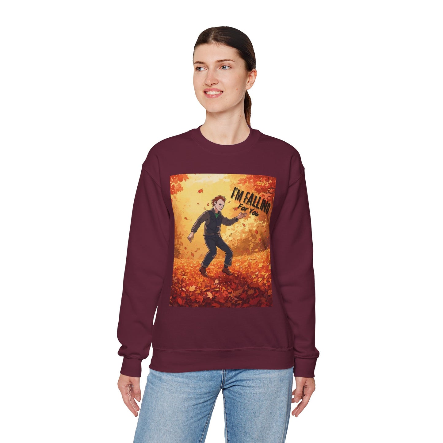 I'm Falling For You Halloween (teehee) Adult Sweatshirt