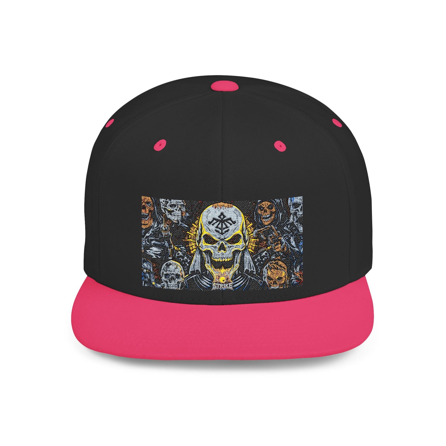 Strike Apparel Logo Flat Bill Snapback