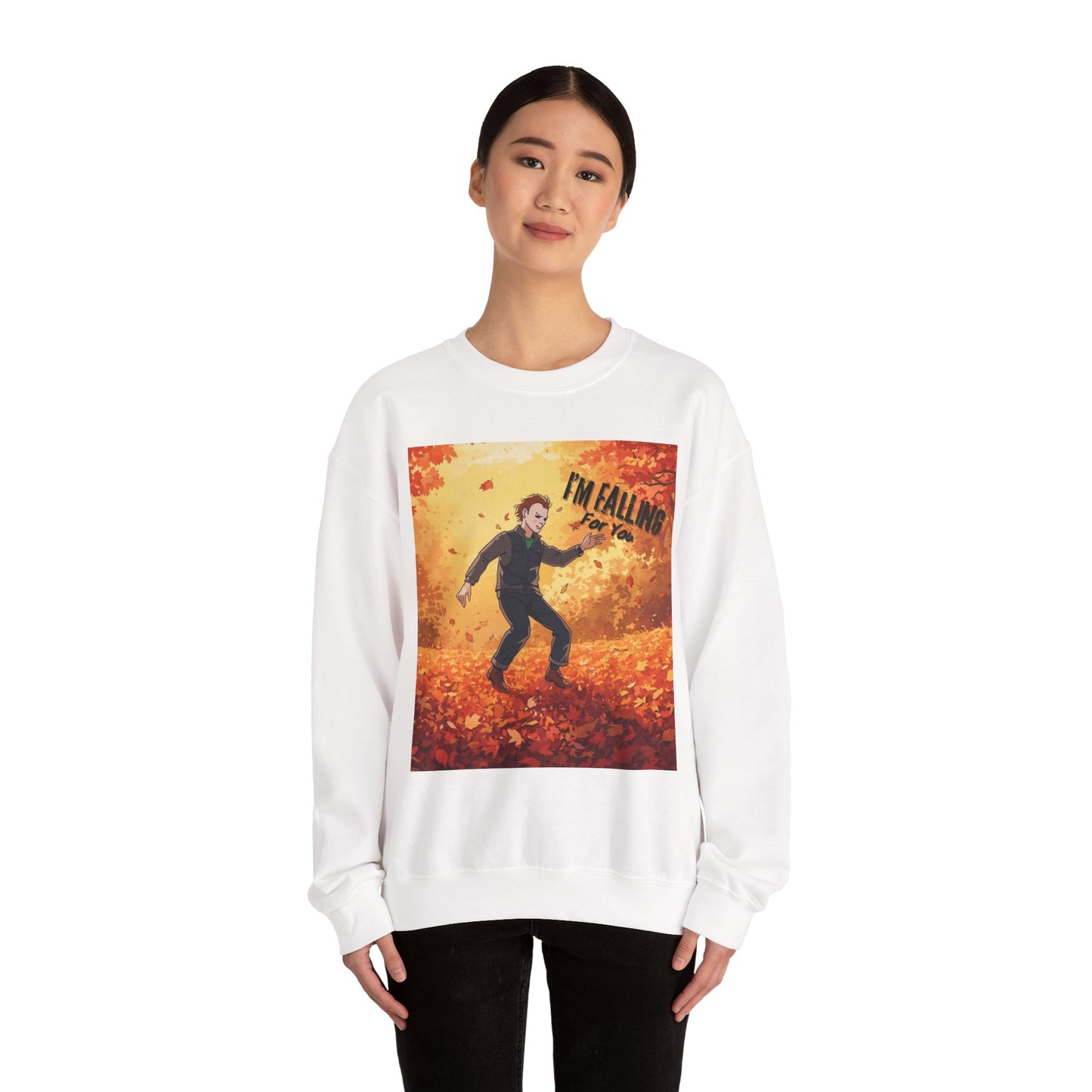 I'm Falling For You Halloween (teehee) Adult Sweatshirt