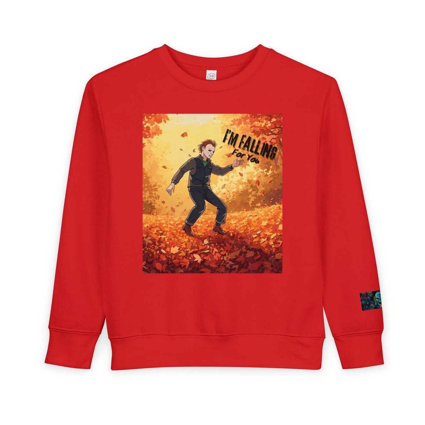 Autumn Vibes Michael Myers Toddler Sweatshirt