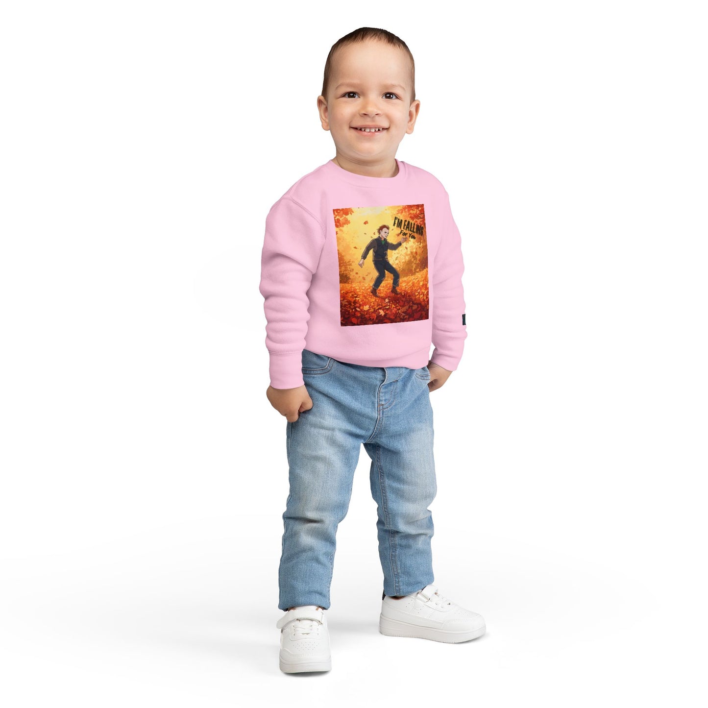 Autumn Vibes Michael Myers Toddler Sweatshirt