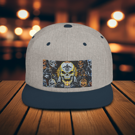 Strike Apparel Logo Flat Bill Snapback