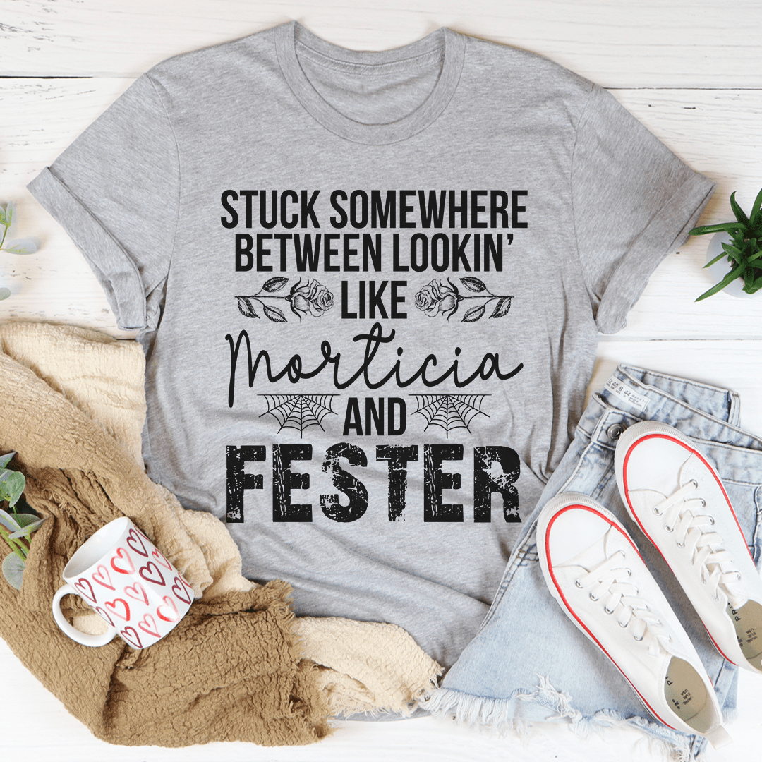 Stuck Between Looking Like Tee-1