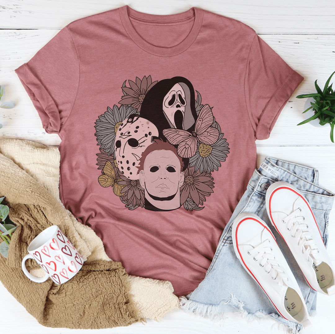 The Boys Of Fall Floral T-Shirt-3